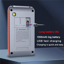 Counts USB Charge Digital Multimetro True RMS Auto Range Test AC Voltage Capacitance Temp Diode Ohm Hz Meter