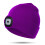 Căciulă Morttic LED Unisex, Reîncărcabilă, Violet, cu 4 LED-uri 1