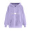 Damen-Kapuzenpullover mit Herzmotiv, Fleece-gefüttert, 1-teilig 1