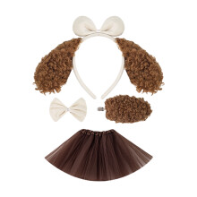 Set di costumi da cane per bambini per Halloween, Natale e cosplay.