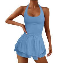 Sportlicher Damen-Jumpsuit mit Spaghettiträgern, einteilig