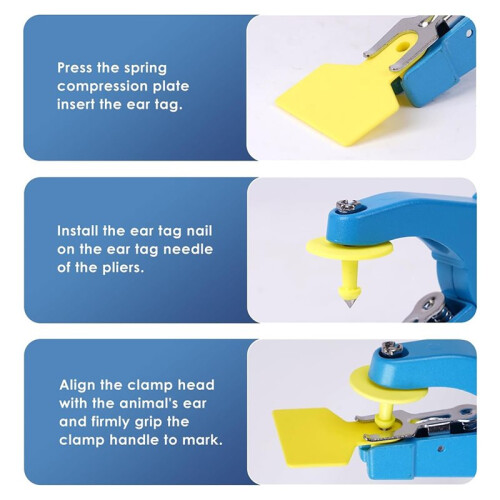 Alicate de Etiqueta Auricular Universal para Gado, Ovelhas, Cabras e Mais 1