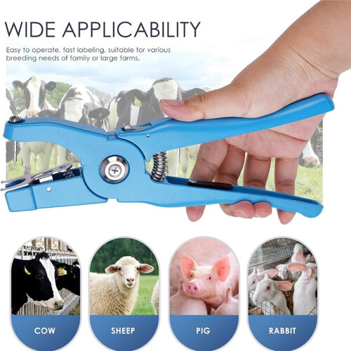 Alicate de Etiqueta Auricular Universal para Gado, Ovelhas, Cabras e Mais 2