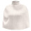 Women's Knitted Turtleneck Cape Shawl Solid Color Waist Coat 1