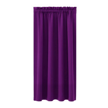 Blackout Kitchen Curtain Panel Purple 37.8x44.9 in