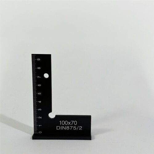 Woodworking 90 Degree Right Angle Square Ruler with Stand - Measuring Tool 100x70
