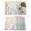 Easter Bunny Placemats Gray Rabbits Blue Pink Eggs Linen 1