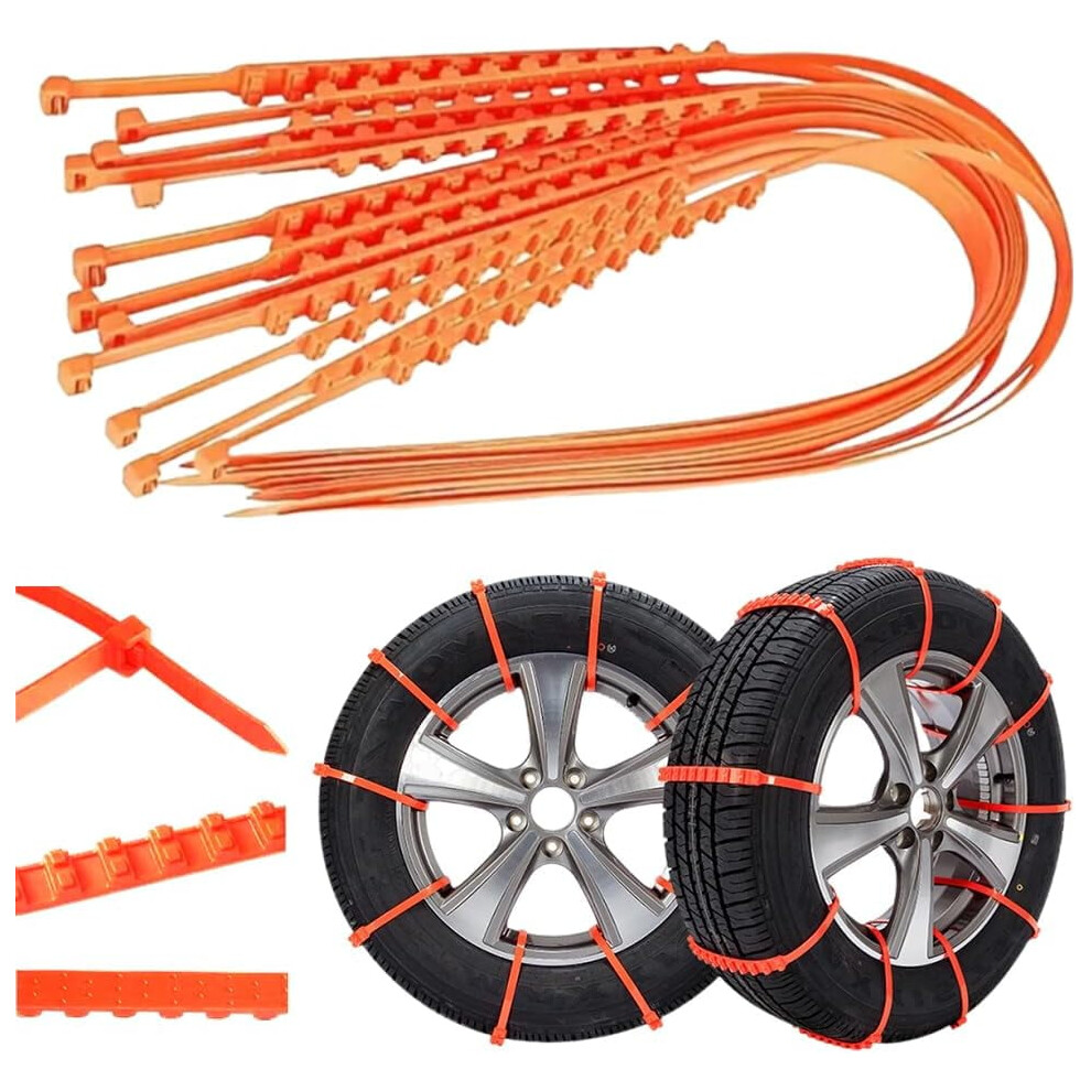 Anti-Snow Tire Chains For Pickup Trucks And Suvs 10Pcs 971050587622