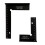 Woodworking 90 Degree Right Angle Square Ruler with Stand - Measuring Tool 100x70 6