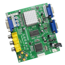 Arcade Game RGB/CGA/EGA/YUV Naar VGA HD Video Converter Bord HD9800/GBS8200 Hot Groen Bord Video Decodering Apparaat