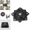 Plaque de fixation pour base de siège pivotant en acier robuste (1 pièce) 6