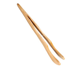 Bambusové kliešte na hrianky, žiaruvzdorné, 1 pár