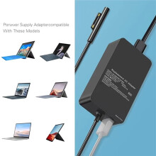 65W Charger for Surface Pro 3/4/5/6/7/8/9/X Power Supply Adapter, for Both Surface Book Laptop Accessories EU