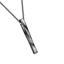 Roestvrije metalen crematie-urn ketting (1 stuk)
