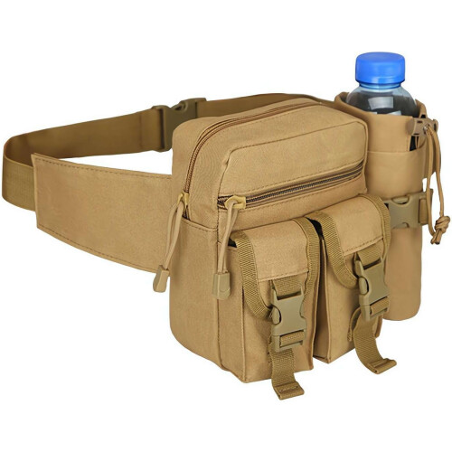 Ανδρικό τσαντάκι μέσης Tactical με θήκη για μπουκάλι νερού