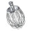Voedselmixer Eierenklopper Accessoires RVS B20 Eierenbal Klopper 4
