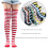 Halloween Socks Over-Knee Striped Compression Stockings 1 3