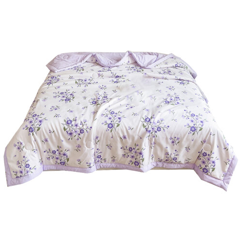 Cooling Blanket Queen Size Double-Sided Cold Effect Purple 1