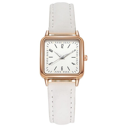 Women's Luminous Leather Strap Watch Quartz 1 pcs