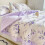 Cooling Blanket Queen Size Double-Sided Purple 59x79 in 6