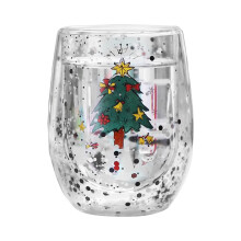 Dvoustěnný hrnek na pití, žáruvzdorný, 300 ml