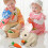Lapin gris jouet pour enfants – Sauteur interactif et 3