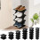 Vertical Shoe Rack Black 2-Tier Stackable 1