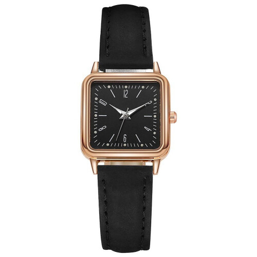 Women's Luminous Leather Strap Watch Quartz 1 pcs