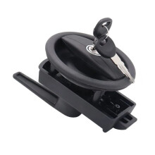 Circular RV Door Lock for Caravan Motorhome Complete Door Lock C/W RV Parts & Accessories