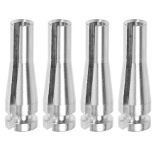 4Pcs Door Latch Repair Kit Metal Silver for Car Owners and Maintenance Needs