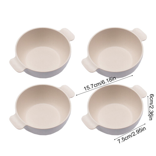 Tigelas de macarrão Double Ear sabor trigo e laranja (pacote com 4) 2