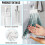 Snowman Snowflake Hand Towels Set 3-Pack Breathable 6