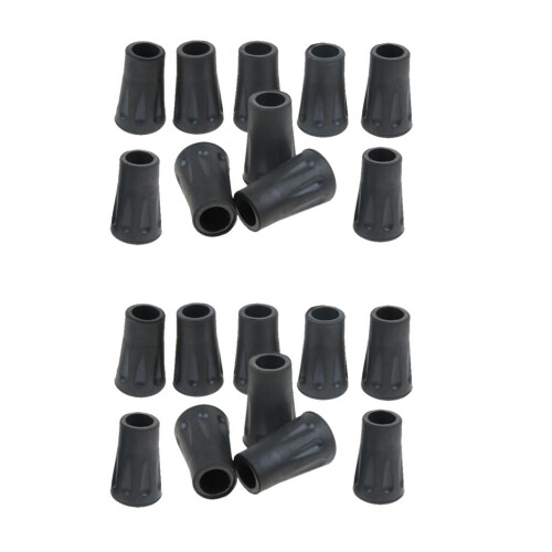 Rubber Cane Tips Replacement for Crutches and Trekking