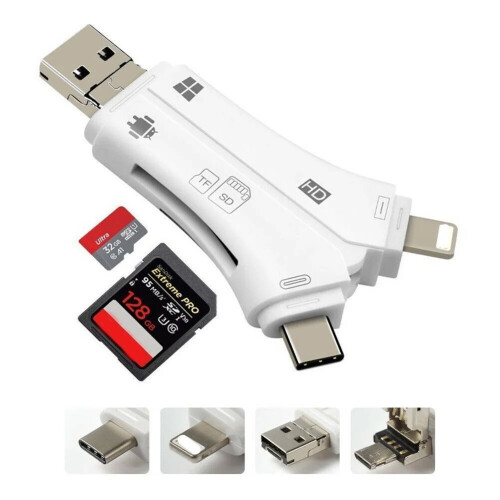 Cititor de carduri de memorie USB Micro USB Tip C SD SDXC Micro SD