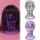 Wig Stand Display Rack Plastic Head Shape for Long Short 2