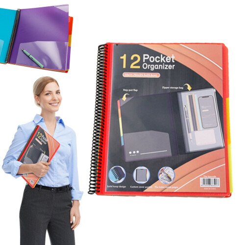 Witspace Poly Project Organizer with Spiral Binder 1