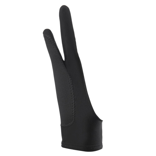 Drawing Gloves for Artists Breathable Stretchy Two-Finger 1