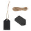 Etichette in carta kraft nera, vuote e resistenti (1 set) 1