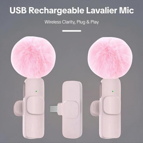 Kabelloses Lavalier-Mikrofon für iPhone und Android, Dual Mini 2