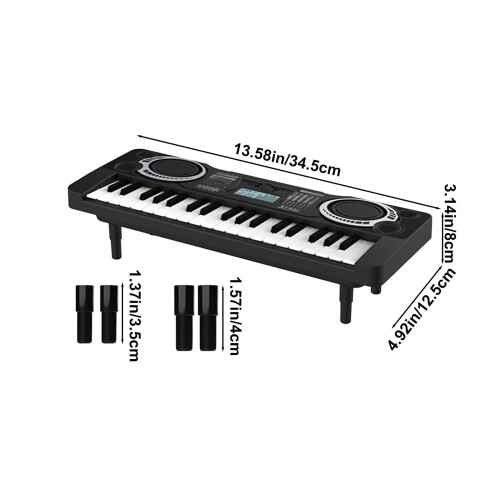 Electronic Piano Keyboard Note Stickers 37-Key Mini for 2