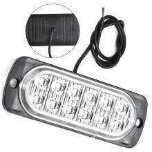 Λάμπα ασφαλείας LED DC12V λευκή 12 τεμάχια 36W