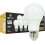 Zachtwitte A19-lampen 3000K E26-fitting, 10 stuks 1