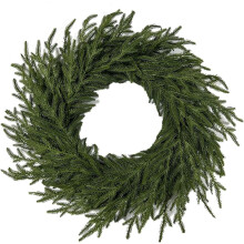 Künstlicher Norfolk-Kiefernkranz, grün, 50 cm