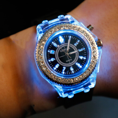LED couple watch luminous display 1 pcs 2