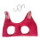 Pet grooming hammock breathable support 20.87x31.89 in red 1