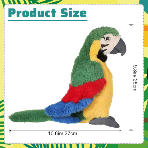 Arara de Pelúcia, 25 cm, 3 Peças 1