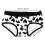 Cow Pattern Couple Briefs Cotton 2 Pcs 2