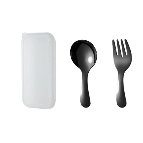 304 Stainless Steel Spoon Fork Set with Black Case