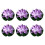 Flydende Lotus LED-lys Varm hvid 6 stk. 3