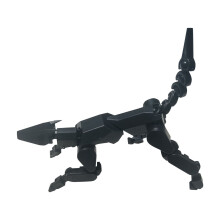 Action figure T13 Robot Cane Nero Multiarticolato1pz